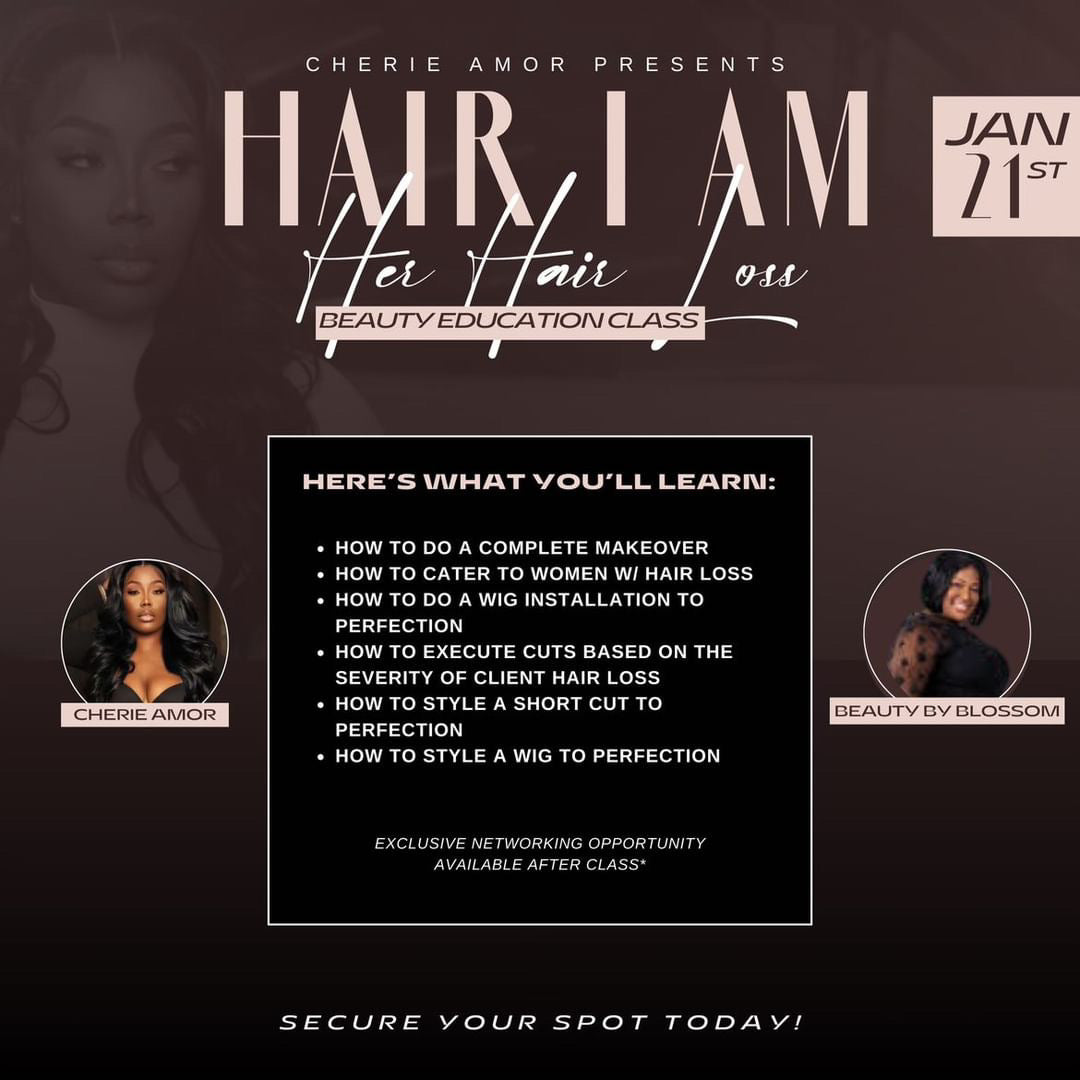 In-Person Look & Learn Hair Loss Class:  The Complete Makeover